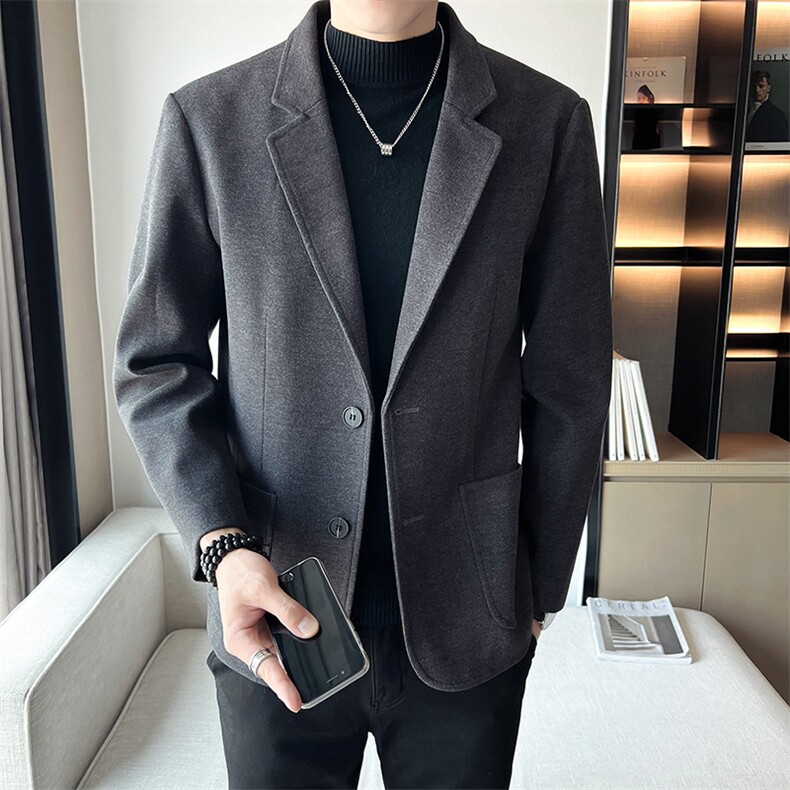 店主风~2025秋冬休闲呢子西装外套F850/P125,男装西服套装,电商B331