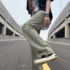 美式牛仔裤男春秋新款休闲直筒裤NT752P40，男装牛仔裤，星座1116-2