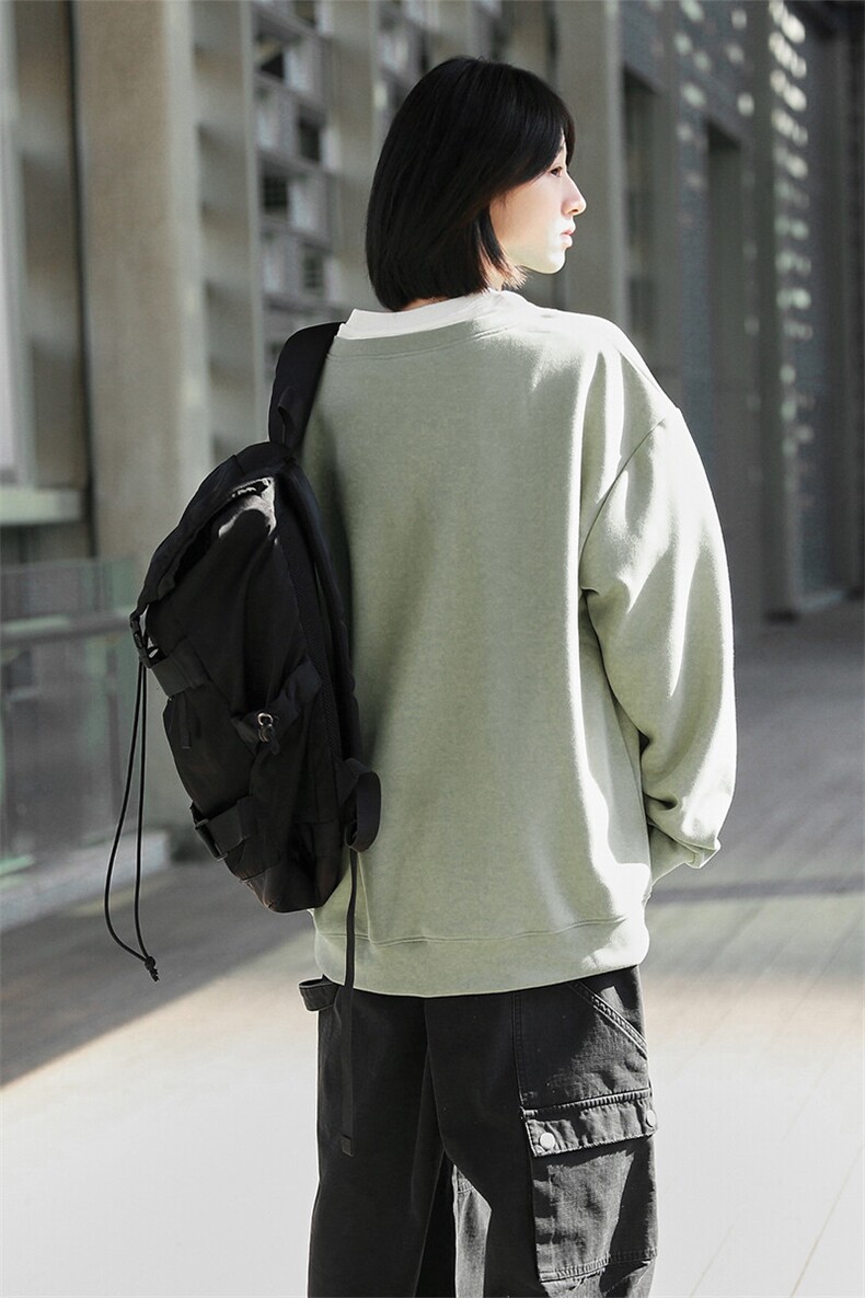 320克重磅美式复古上衣潮流高级慵懒风休闲假两件上衣HY696P45,男装T恤,电商A102B