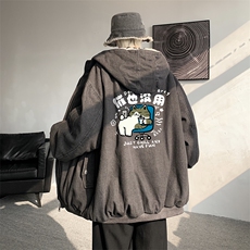 控价158牛仔棉衣男大码加绒羊羔绒牛仔棉服男棉袄NM53403-P140，男装棉衣，电商A040