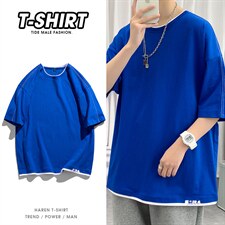 ！2026夏新款男纯棉宽松短袖T恤百搭印花体恤打底衫T3913-P26，男装T恤，星座1206-1（原A206-1）