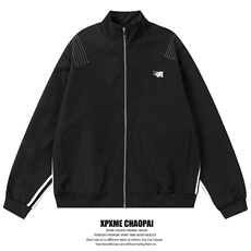美式复古火焰字母刺绣飞行服夹克男女宽松上衣外套春秋JK012P70，男装夹克，星座1013-5