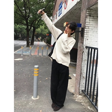 非卫衣抖音质量百分比腈纶圆领针织毛衣MY0127-特批60，男装针织衫/毛衣，星座313A(原308A-2)