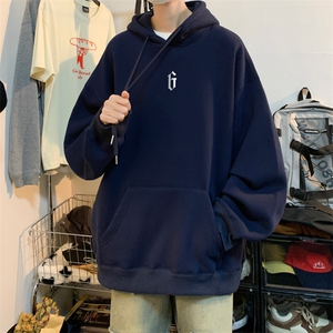 ！连帽圆领卫衣男装港风帽衫男 LM84-P35图片