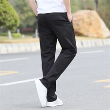 2024夏季款休闲裤男纯棉裤青年男士潮流百搭直筒长裤子6622-P40，男装休闲裤，星座224