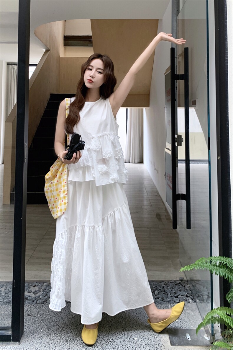 新品立体花朵拼接套装2C117-1775P165K238,女装套装/套裙,2C117