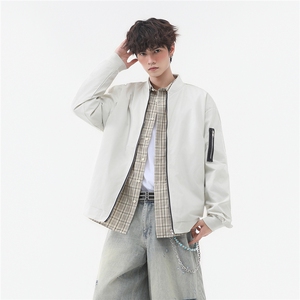 美式高阶秋季棒球服飞行员夹克休闲痞帅百搭外套 J54600  TP35图片