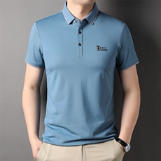D33769钱塘2020-2夏季薄款中青年男士翻领休闲百搭时尚T恤上衣P51，男装T恤，钱塘207-2
