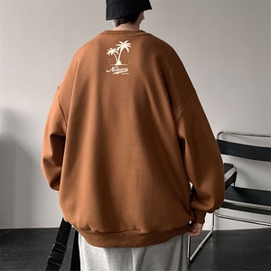 2023春季新款美式发泡印花卫衣cityboy学院风外穿上衣MY02390-P38图片