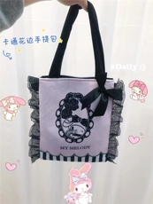 澳欢毛绒玩具厂 卡通花边手提包