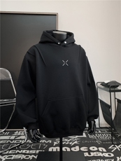 XZ809A/5WW03/P65/控78华棉设计感连帽印花卫衣，男装卫衣，星座809A(原222-1)