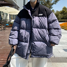 新款双面穿棉服宽松时尚港风青少年棉袄外套MY20815P-60，男装棉衣，电商A128