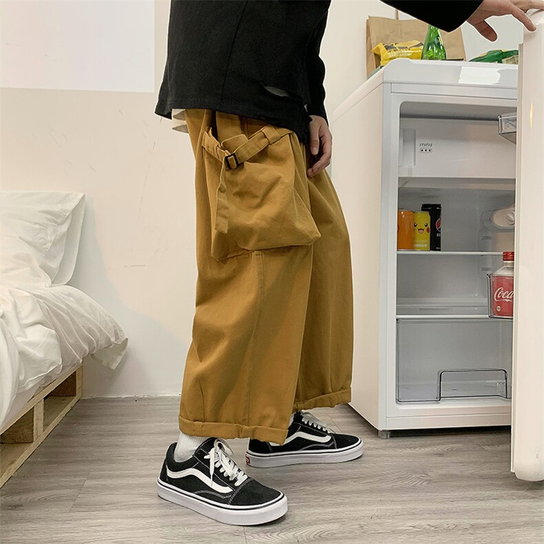 2025秋季装男女款ins潮中性风宽松大筒束脚裤休闲裤K442/P55,男装休闲裤,星座608A