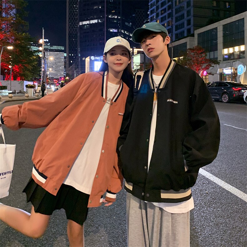 新款上市潮牌情侣春季上衣宽松休闲夹克外套CYJK2126-P45,男装夹克,电商A128