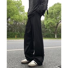 慵懒宽松山本裤2025夏装宽松冰丝休闲裤透气休闲裤K2105-特29，男装休闲裤，电商042