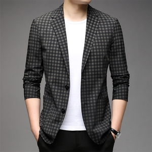 AG1252钱塘2020-3春秋薄款时尚休闲帅气潮流中青年男士西服P122图片