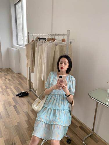 夏季新款，连衣裙，女装连衣裙，AKSKYLAN(6F)