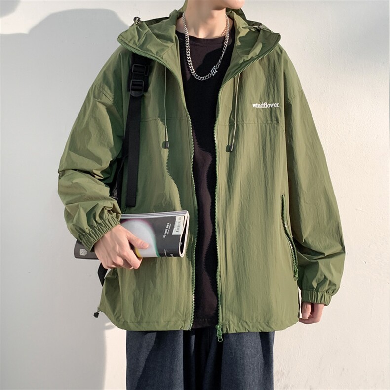 冬季加绒加厚连帽棉衣保暖百搭棉服外套宽松潮流冲锋衣男JK280P95,男装棉衣,电商A086