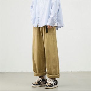 新款四季款卡扣水洗工装裤M~5XL XZ604-KG60-P50控68图片