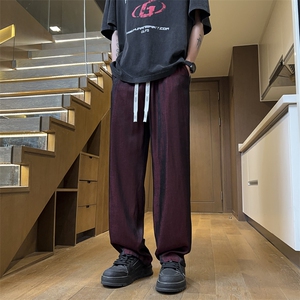 量大优 供视频  激光拖地直筒冰丝裤 CP66-特p30图片
