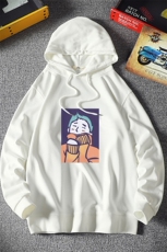 WY2042-P40纯棉连帽卫衣男大码运动帽衫宽松薄外套男麒麟风，男装卫衣，电商A040A
