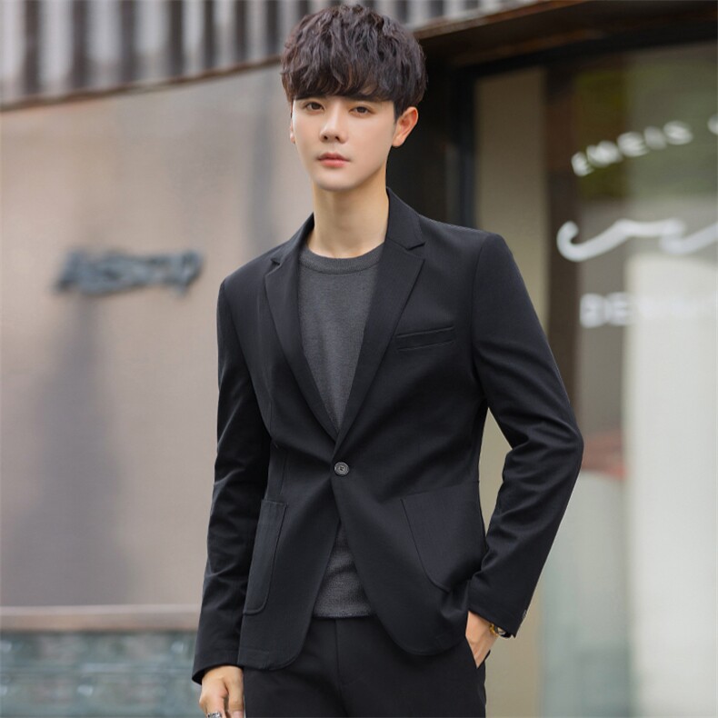 2025春季新款休闲西装男士潮修身休闲简约韩版西服外套A3115P165,男装西服套装,电商A355（原A415）