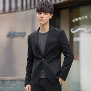 2025春季新款休闲西装男士潮修身休闲简约韩版西服外套A3115P165图片
