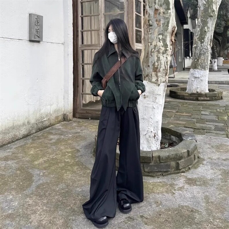 美式复古高街廓形解构外套高级感小众设计棒球夹克JK412特P78,男装夹克,星座908-1