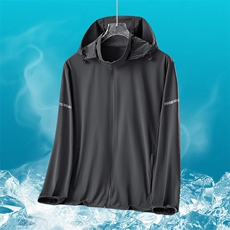 UPF50+夏季时尚防晒外套冰丝薄款高防晒轻便舒适户外防晒2239P60，男装防晒衣，电商A128