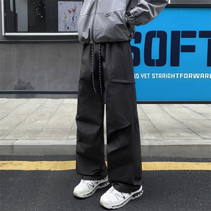 户外登山防泼水褶皱冲锋裤男大码工装裤休闲裤K24123-特P28控58图片