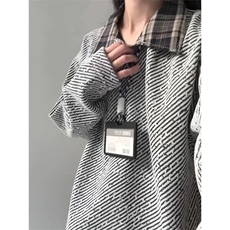 重磅Polo领百搭复古长袖卫衣男打底衫设计感513APL2761特P30，男装T恤，星座513A