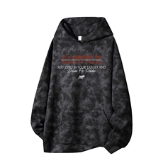 得物供货、重磅420克现货麂皮绒扎染卫衣HD019-1-WL25103ZR-P45，男装卫衣，电商019-1