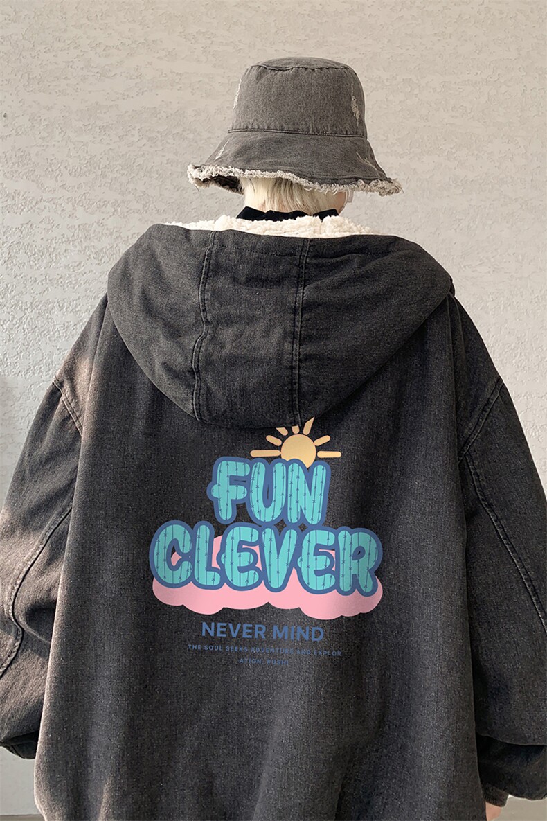 控价158牛仔棉衣男大码加绒羊羔绒牛仔棉服男棉袄NM53377-P140,男装棉衣,电商A040