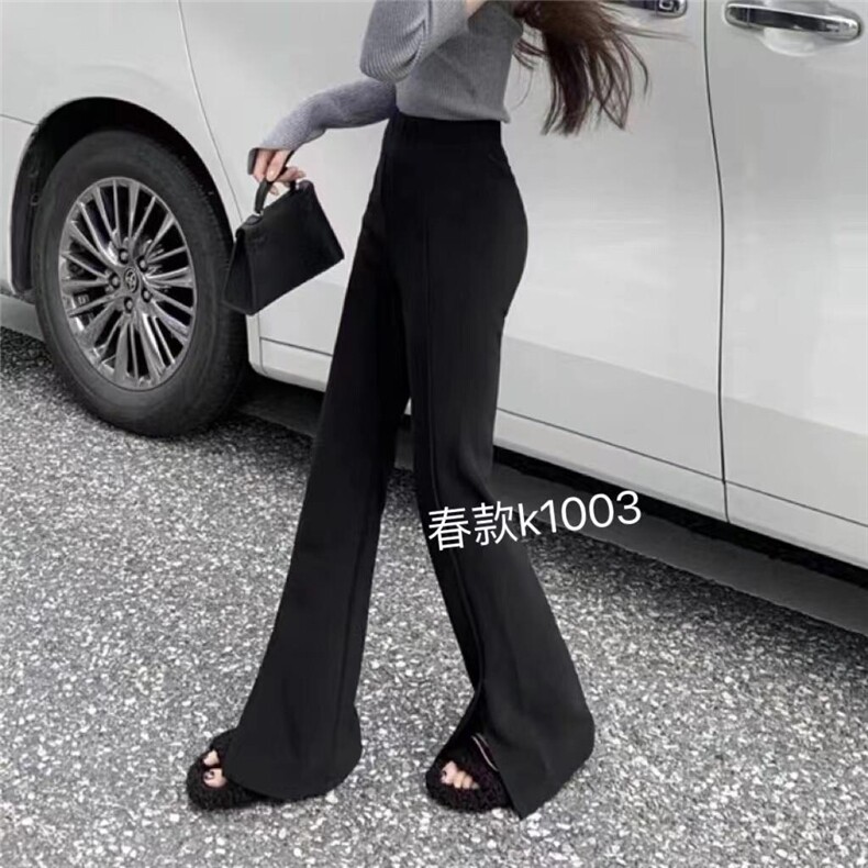 高弹西裤料筷子裤显高显瘦就是它,女装其它,天使公主