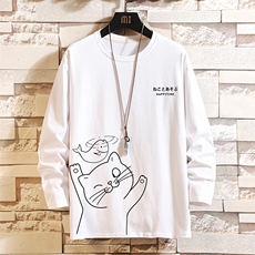 TX3133-P28纯长袖t恤男大码圆领打底衫体恤上衣服，男装T恤，电商A040A