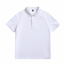 品质常年款得物白底图纯色光版翻领短袖polo衫男t恤T0257-特P40，男装T恤，电商D342-2