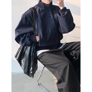 现货！25春休闲垫肩夹克宽松立领设计感短款高品质外套JK95-P128图片
