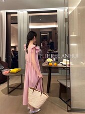 【夏季新款】韩版木耳边雪纺连衣裙，女装连衣裙，玩美