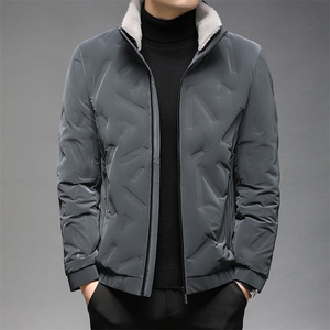 羽绒服冬季男休闲立领中年男2023冬装外套爸爸装GSNA21582-P225图片