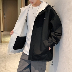 新款现货户外双面穿立领夹克男 冲锋衣外套JK902 -P80图片
