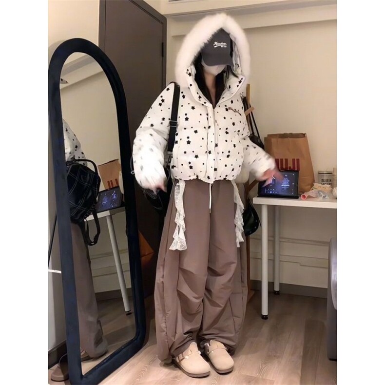 1506A/G78190/P89女冬季新款保暖百搭面包服棉衣外套,男装棉衣,星座1506A