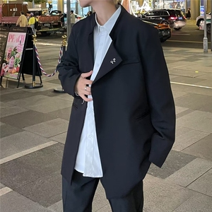 秋季青春流行男夹克文艺中式西装外套 W127 P65图片