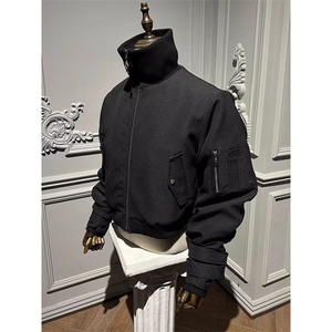 26春 老钱风 cleanfit纹理面料 飞行员夹克外套 W2003/特P75，男装夹克，电商B350