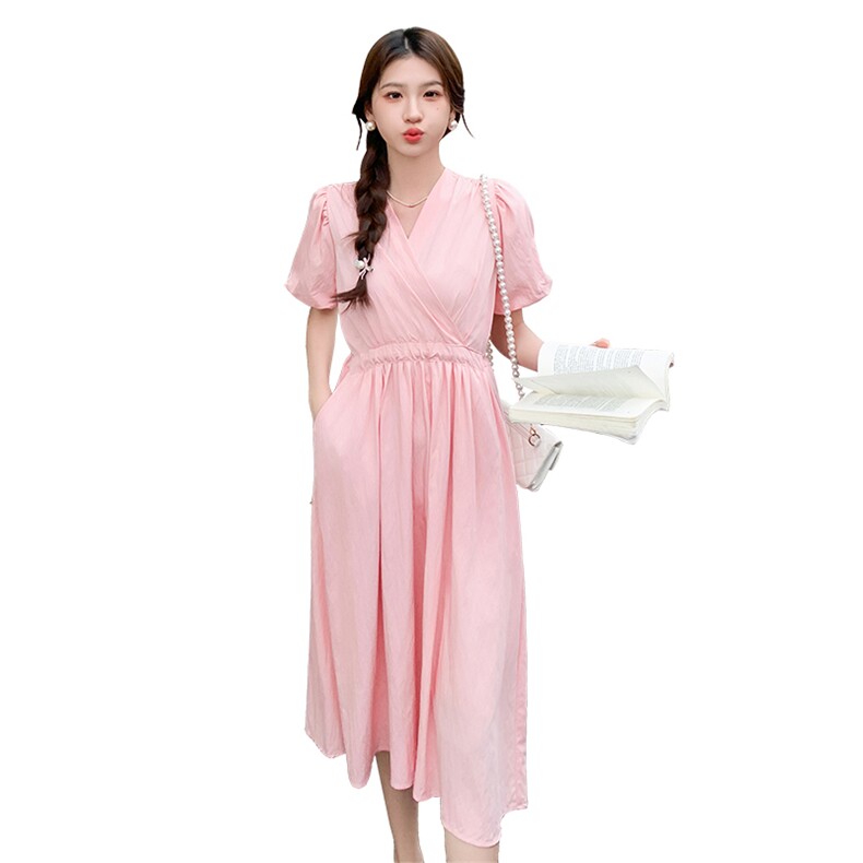 新款，粉色连衣裙ZB081-4723-P120-K178,女装连衣裙,浙宝276（原081）