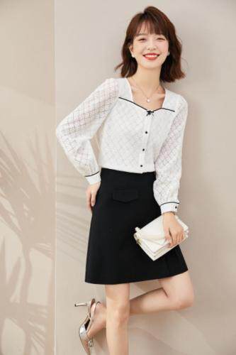 2021秋季新品韩版蕾丝上衣，其它，秋子丰色(1F)