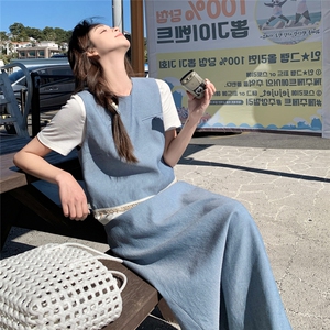 新款现货韩系气质两件套高级感亮片马甲套装2561-P155-K228图片