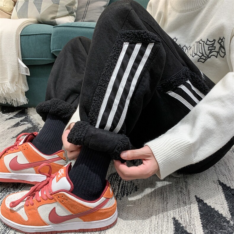 2023羊羔毛加绒加厚宽松休闲裤C111-P85-控118,男装卫衣,星座816A（原B366）