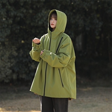 大货三防夹克多拉链冲锋衣宽松男外套DSA157B-JK1562-P60，男装夹克，电商A157B