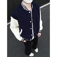 模特-美式棒球服男士秋新款百搭夹克外套9112-P68，男装夹克，电商B380（原B361）
