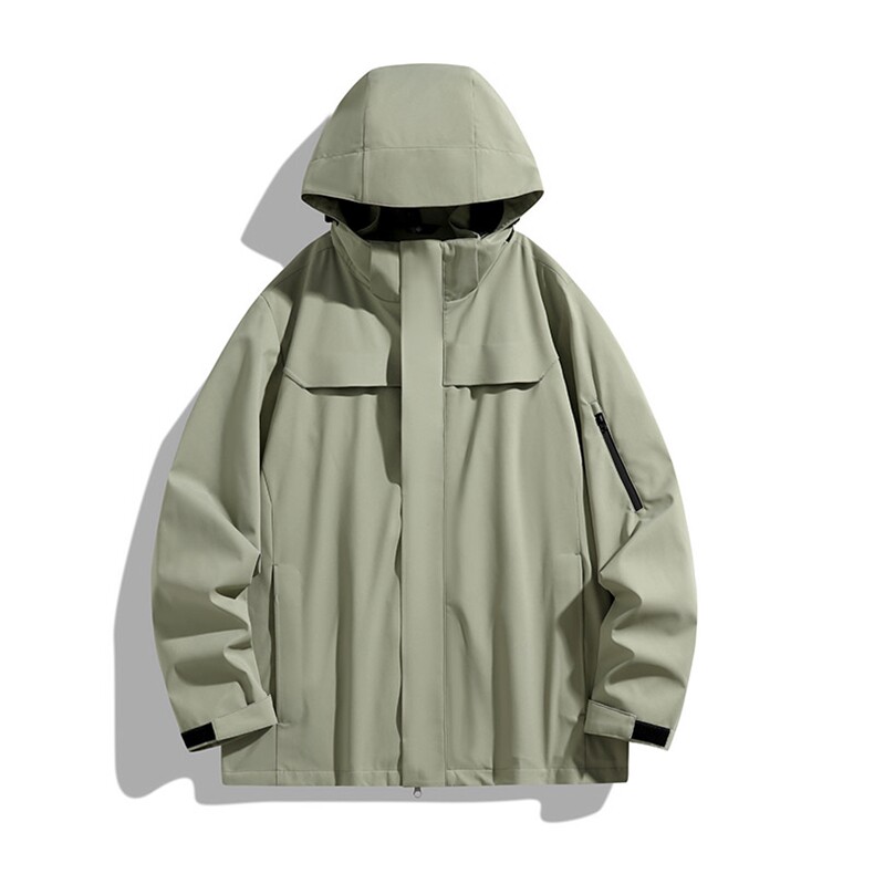 新款男女高品质户外登山服青少年学生冲锋衣夹克外套HS6606,男装夹克,星座1206（原A206）